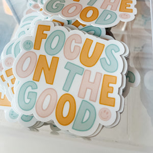 Focus On The Good Colorful Sticker